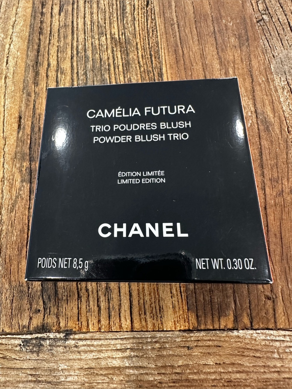 CHANEL Camélia Futura Powder Blush Trio - Black & Pink Accents limited addition
